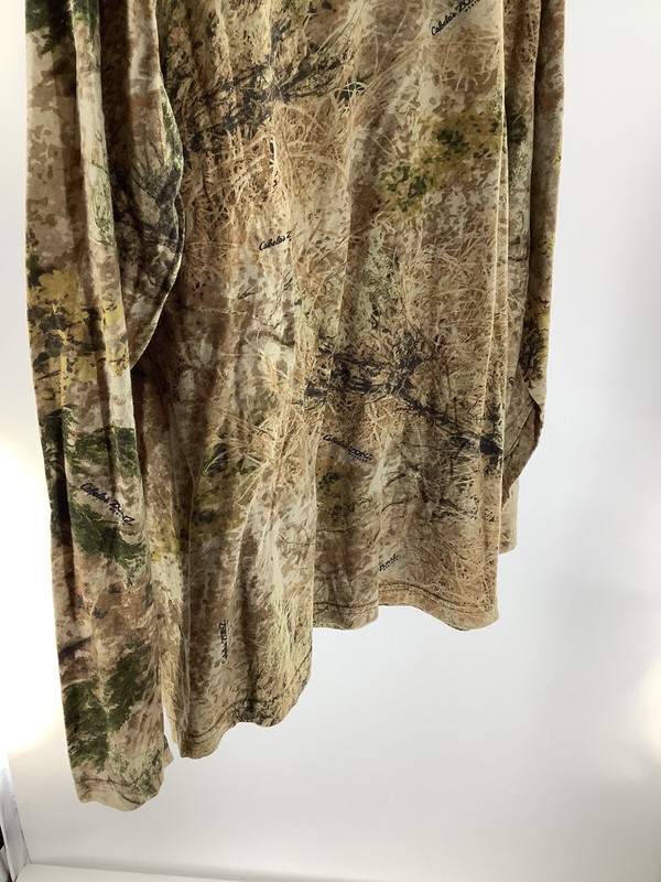 Hunting Zone Men Camo Print Long Sleeve Crew Neck Performance T-Shirts 2XL gallery