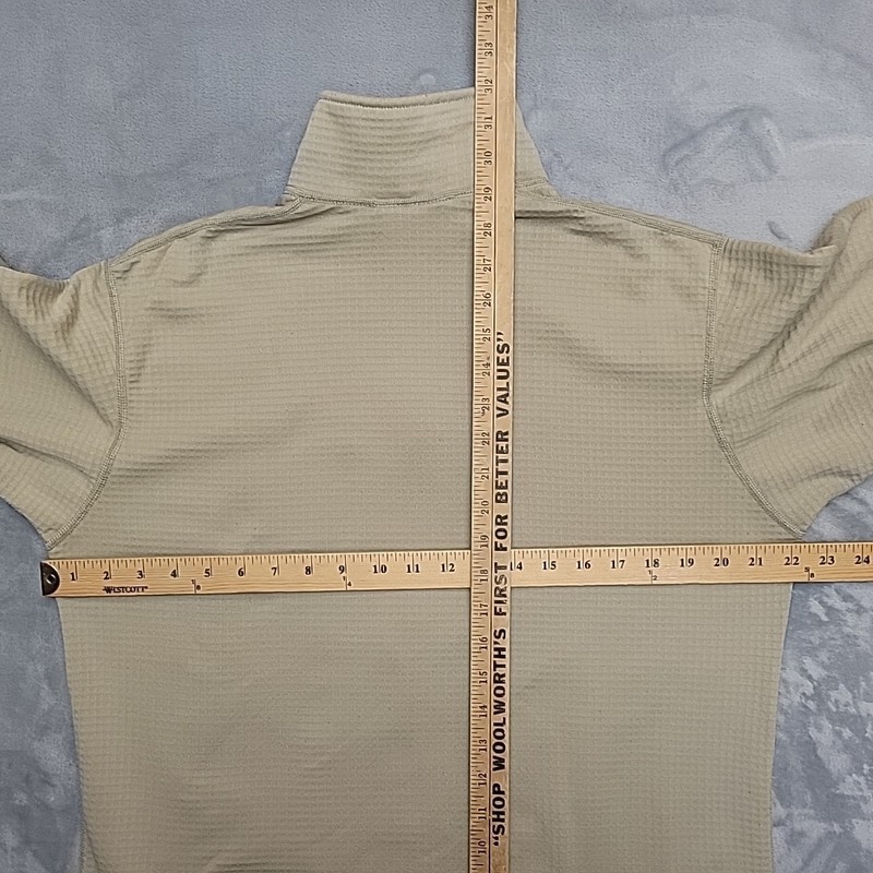 Gen III US Army Cold Weather Mid Weight Shirt Men Medium Long Waffle Grid Fleece gallery
