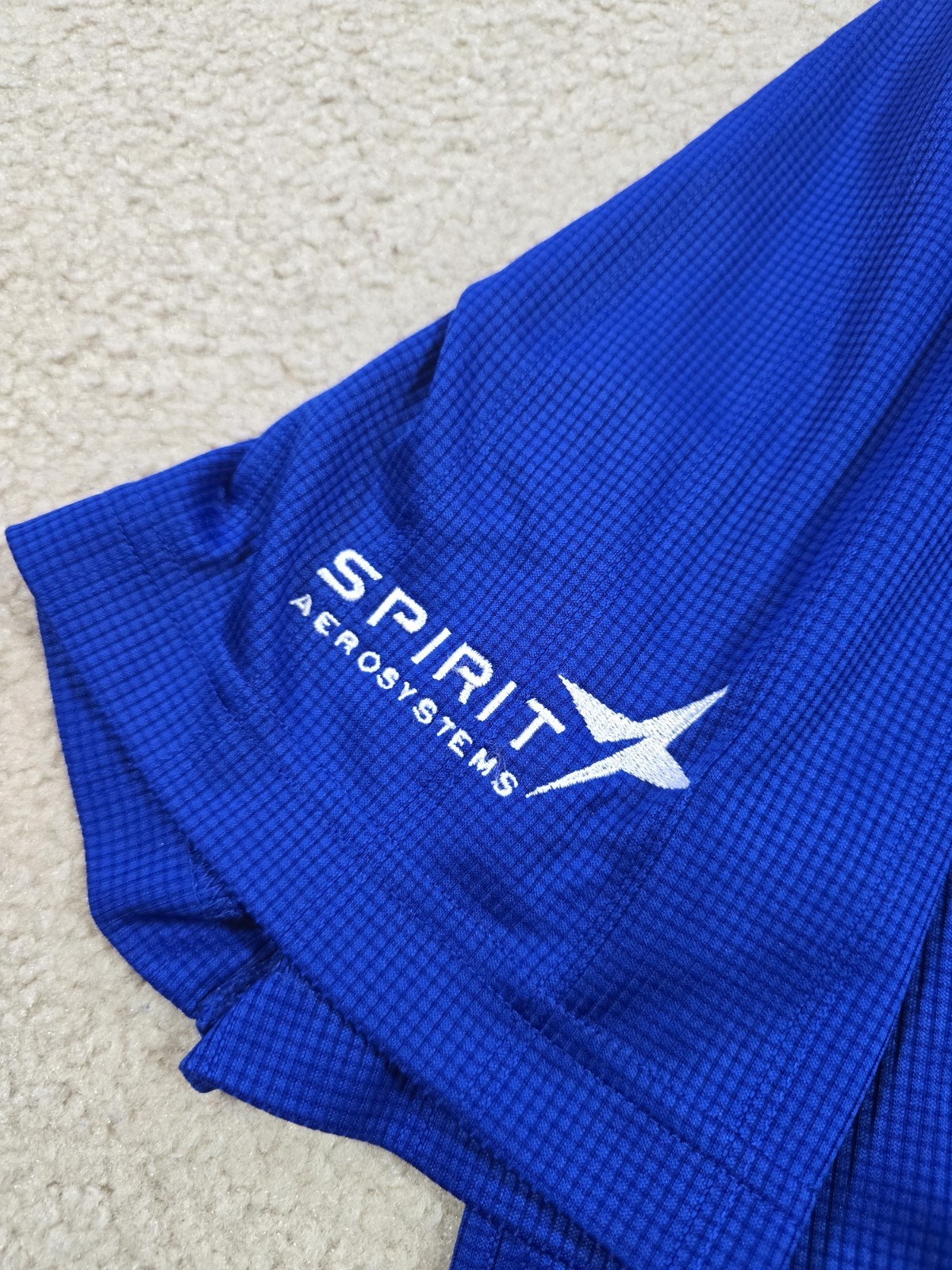 Port Authority Mens Blue Athletic Polo Shirt 2XL Spirit Aerosystems Suppliers gallery