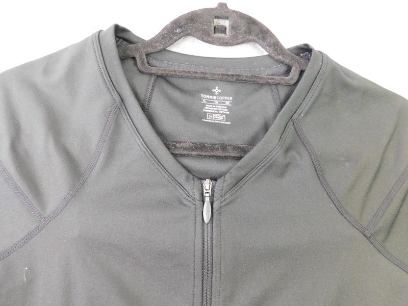 Tommie Copper Shirt Mens XL Black Copper Znergy Full Zip Compression Athletic gallery