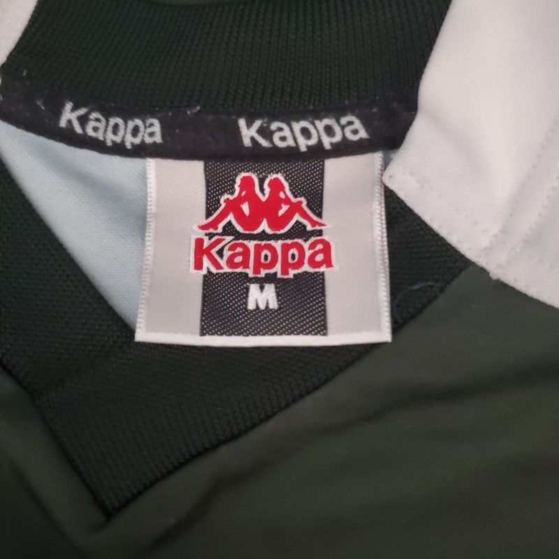 Vintage Y2K Kappa Embroidered Logo Soccer Jersey Mens Medium Green Bend Vikings gallery