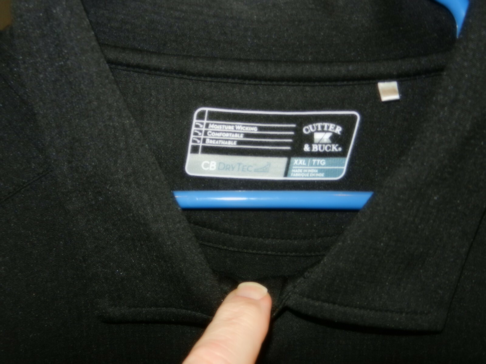 HIGDON CONSTRUCTION BLACK "XXL" GOLF SHIRT "NEW" 100% POLYESTER CB DRYTEC gallery
