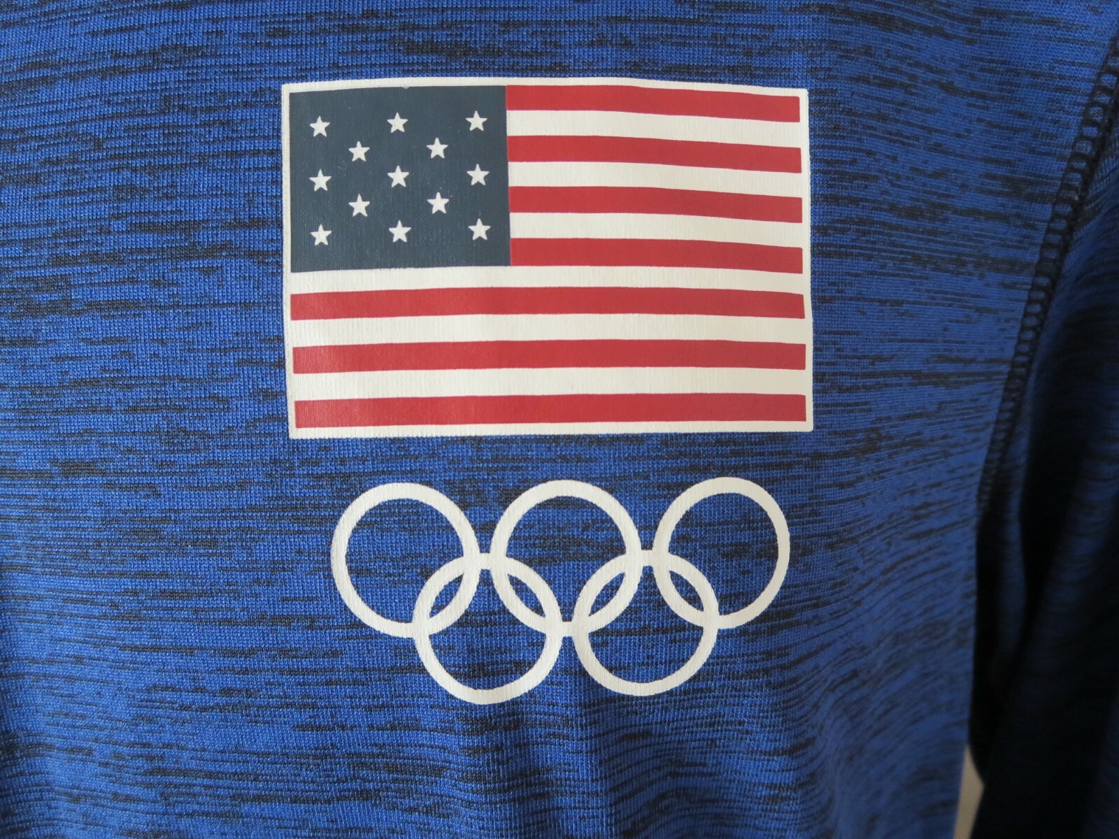 NEW Men's Team USA 1/4 Zip Intensity Shirt Size Medium Team Apparel Sport NWOT gallery