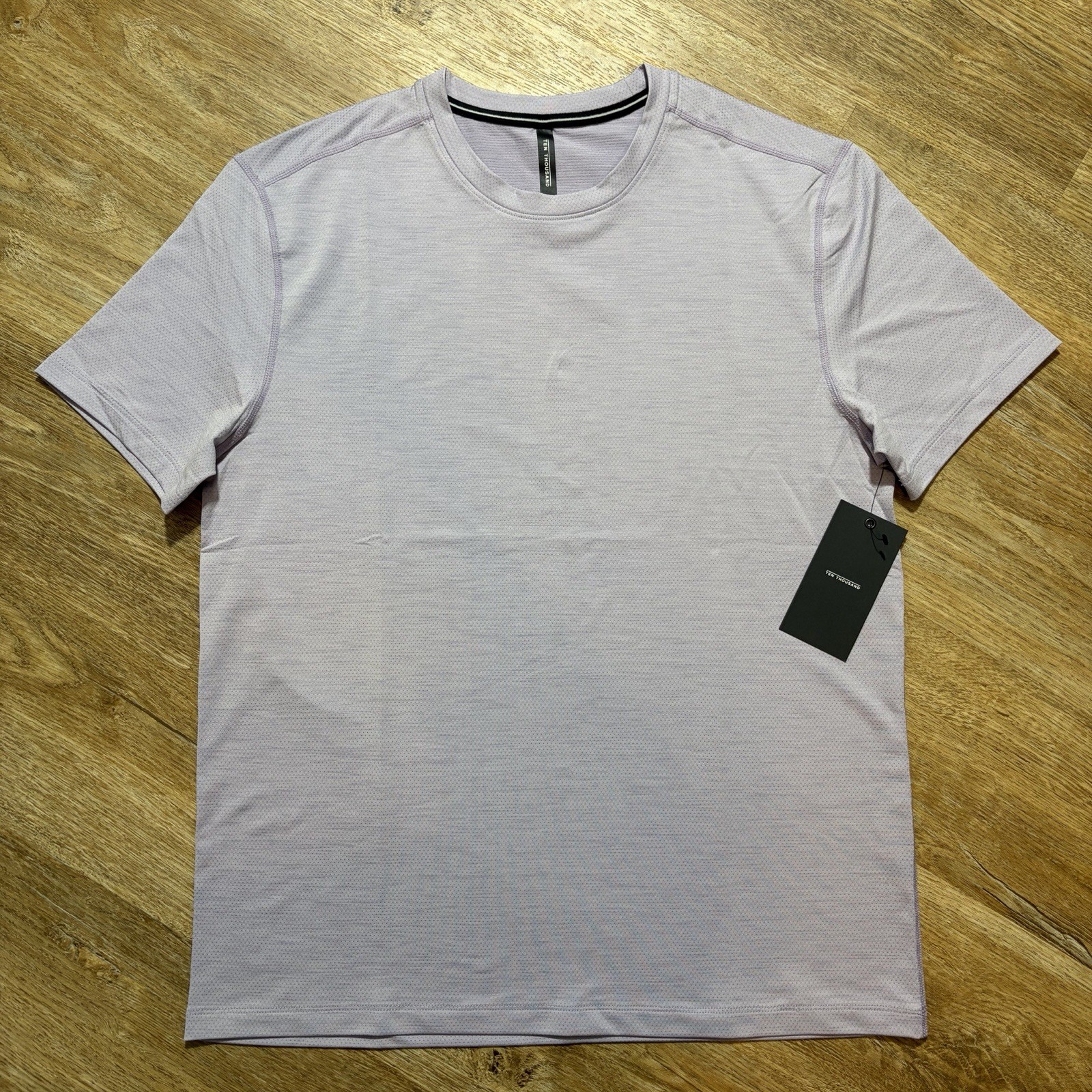 NWT Ten Thousand Interval Shirt Men’s Small Purple Performance Wicking Athletic gallery
