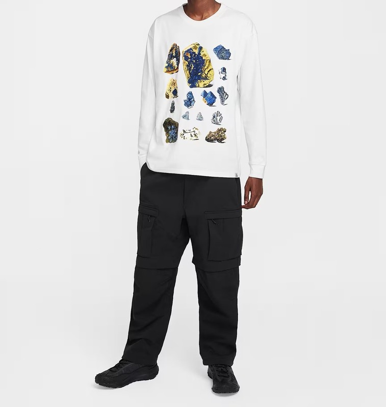 Nike ACG Team Dri-FIT Alaska Minerals Loose T-Shirt Summit White Sz M FZ6700-121 gallery