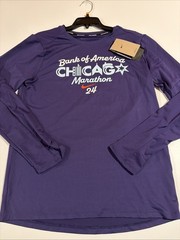 Nike Men’s Dri-FIT Chicago Marathon 2024 LS Running Shirt Sz S FV6326 NWT