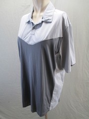 Nike Golf Size M Mens Gray Short Sleeve Collared Buttons Activewear Polo 522