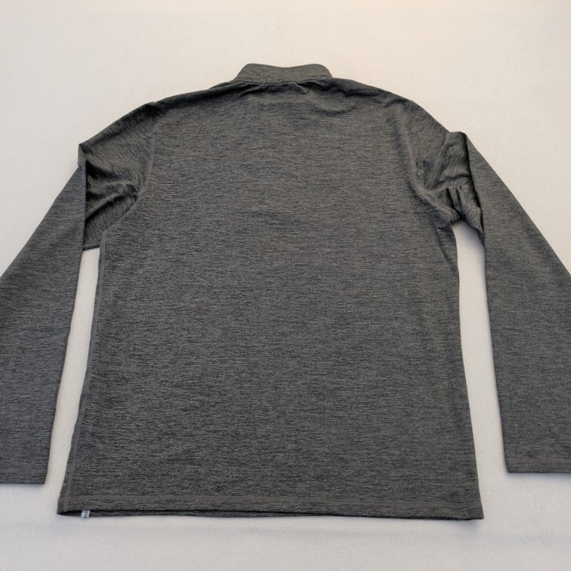 Marine Layer Weekend Sport Quarter Zip Pullover Large Gray Heather Golf Stretch gallery