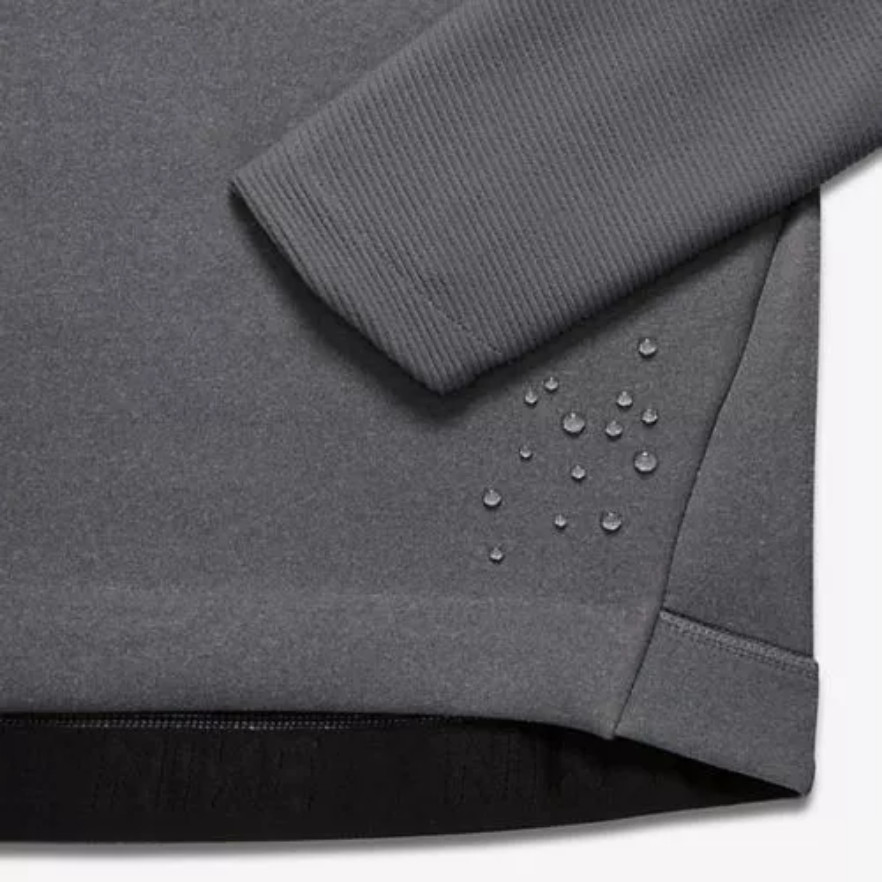 Nike THERMA SPHERE MAX DWR Water Repellent Men Sweatshirt Charcoal 800225 071 gallery