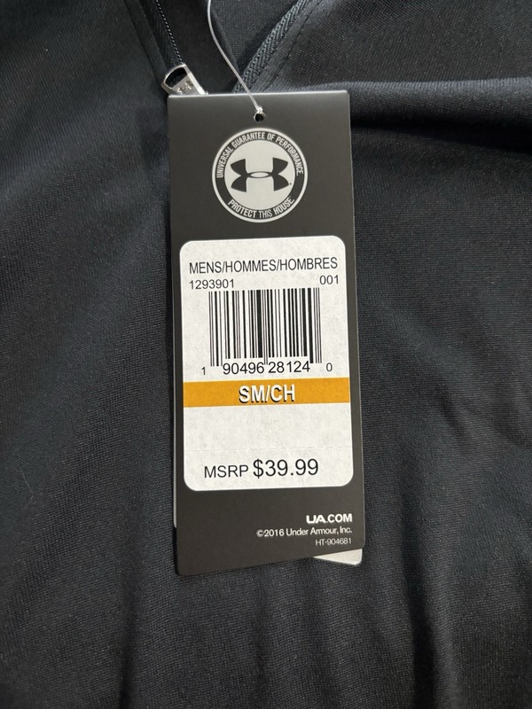 Under Armour HeatGear Pullover Black Men's S Mock Neck 1/4 Zip Long Sleeve gallery