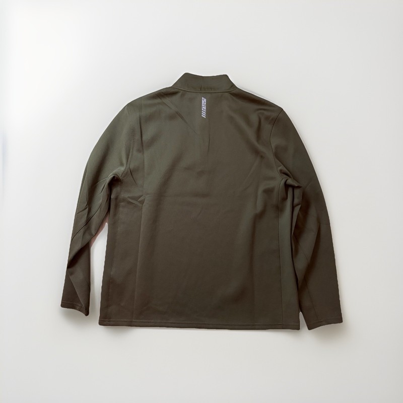 Mens TLF Quad Tech Marshland Performance Pullover Quarter Zip Large gallery