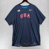 Nike USA Track & Field 2010 Shirt Mens 3XL Navy Blue Dri-Fit Performance Stretch gallery