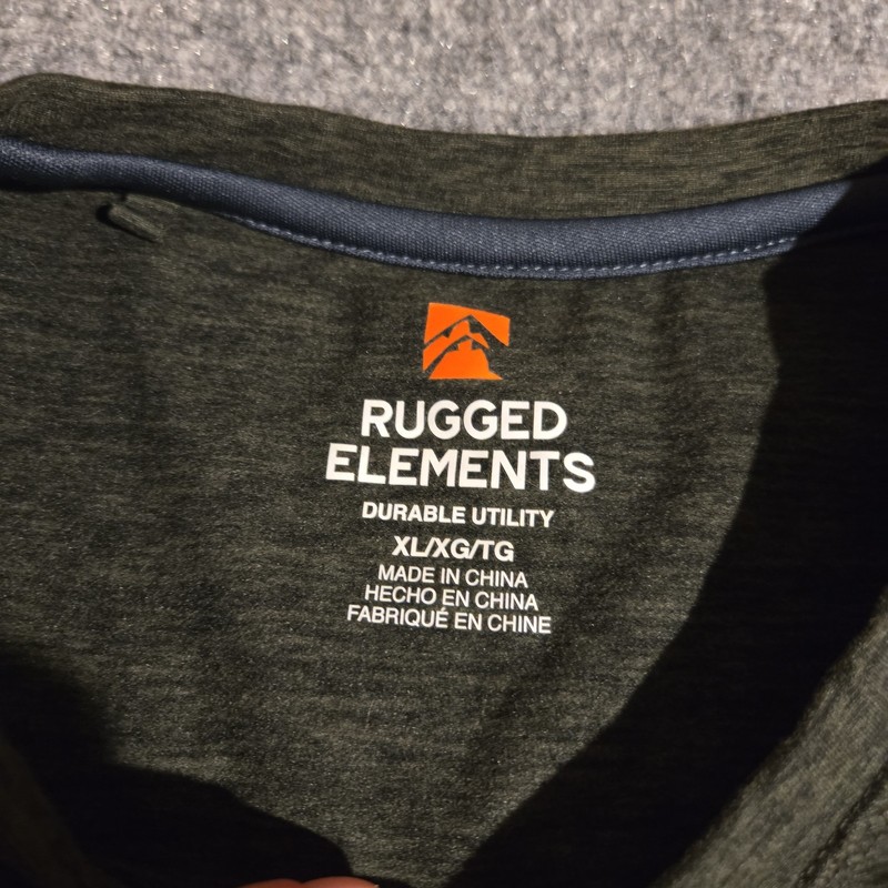 Rugged Elements Performance Shirt Mens XL Black Pullover Long Sleeve Durable gallery