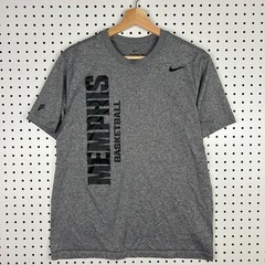 Nike Memphis Tiges Basketball 1 Cent Dri Fit Shirt Medium Gray Team Issued Penny