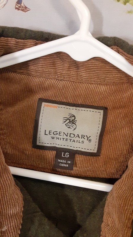 🦌 Legendary Whitetails Chamois Flannel Shirt Mens Size Large Olive Green gallery