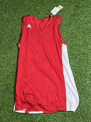 Adidas Creator 365 Men’s Basketball Jersey C365 Red White Size LRG DY7372 NWT