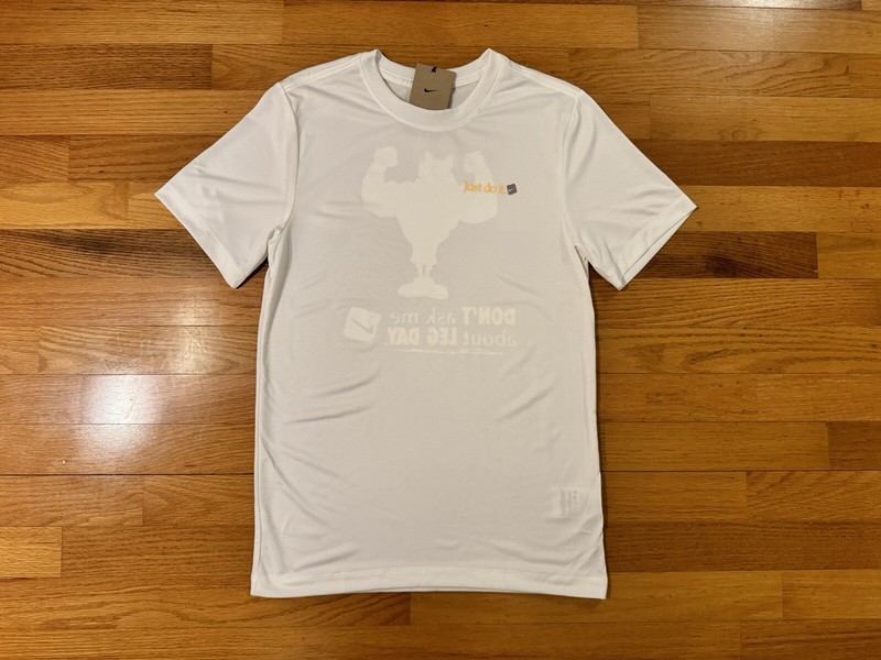 New S Nike Dri-Fit Training Don't Ask Me About Leg Day Shirt FZ8044-100 Men gallery