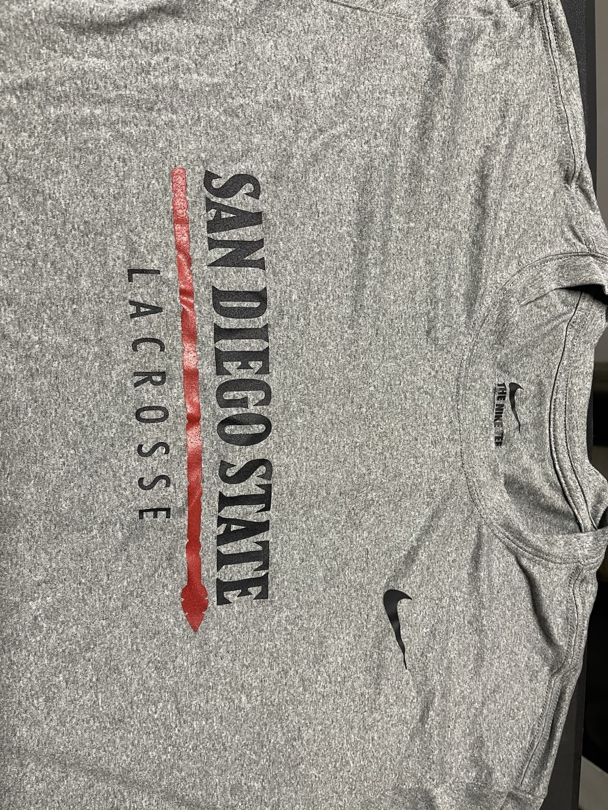 Nike San Diego State Lacrosse Men's Legend Dri-Fit Long Sleeve T-Shirt Size Xl gallery