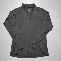 Nike Dri-Fit Long Sleeve 1/4 Zip Pullover Small Black