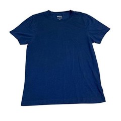 Rhone Mens Navy Blue Short Sleeve Activewear Crew Neck T-Shirt Size Medium