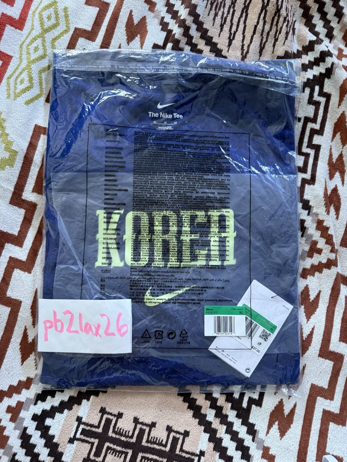 Nike Korea 2026 KFA Wordmark Soccer T-Shirt Men's IH2187-512 Sz XL World Cup gallery