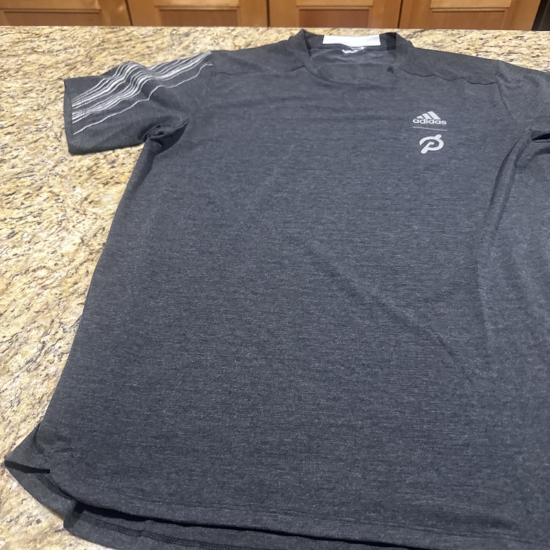 Adidas Peloton AeroReady Training T-Shirt Men's Large Black Short Sleeve Cpix gallery