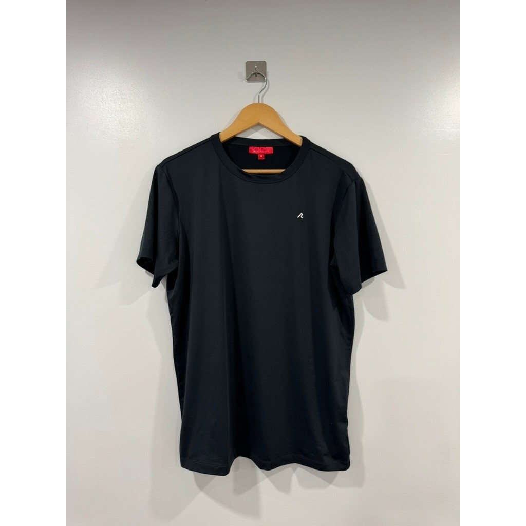 Redvanly Short Sleeve Training T-Shirt Men Medium Black Heather Athletic Tee gallery