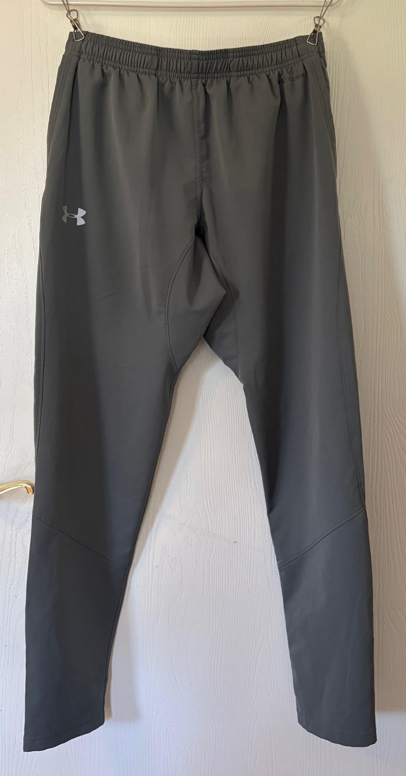 Under Armour SIZE M gray heat gear athletic casual pants J0203 gallery