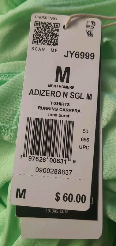 Adidas Adizero NYC New York Pro Elite Running Singlet Lime Men's Medium JY6999 gallery