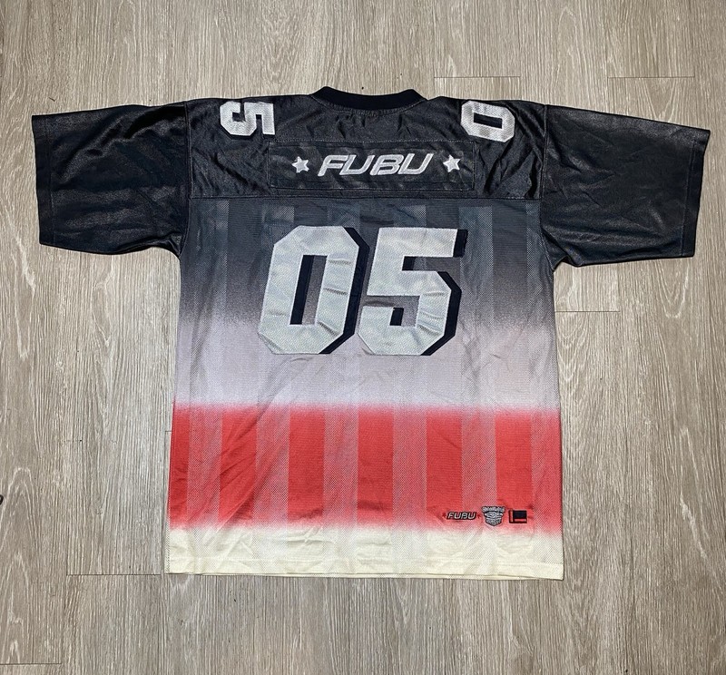 Vintage Authentic FUBU Sport 05 Classic Football Mesh Jersey Men's Size X-LARGE gallery