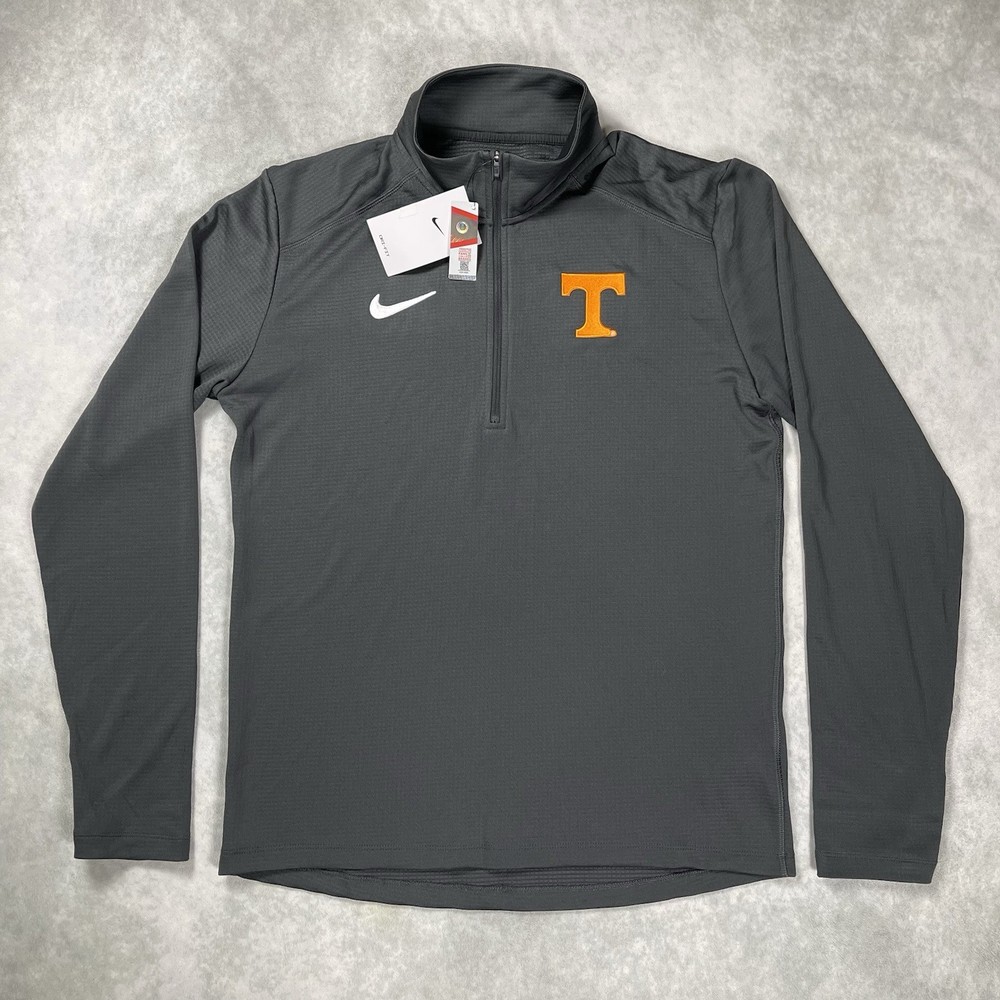 Nike Pacer 1/4 Zip Pullover Mens M Gray Tennessee Volunteers Long Sleeve