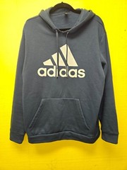 Adidas Black Golf pullover cotton/poly long sleeve hoodie – XL