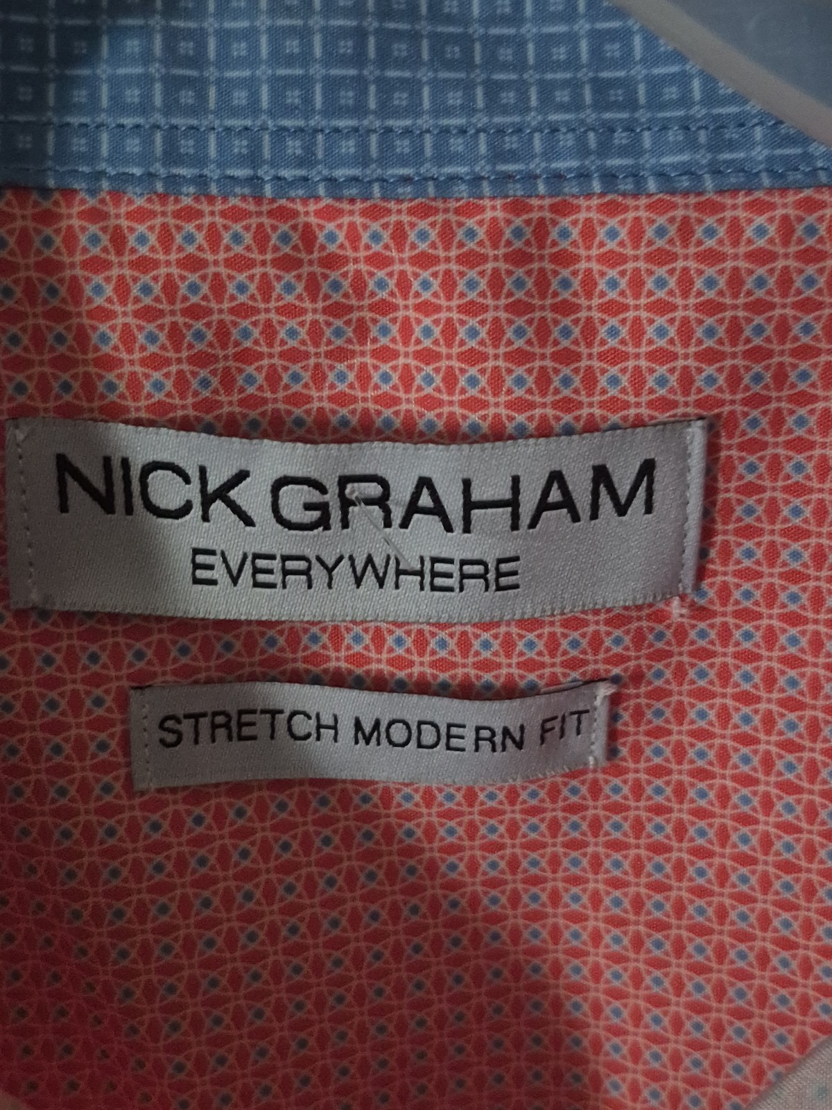 NICK GRAHAM Casual Button Shirt Men’s X-LARGE gallery