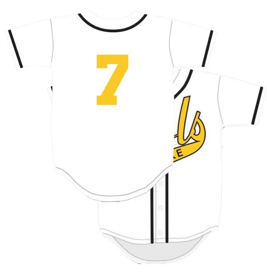 Morris #7 D Quaid Owls Big Lake Baseball Jersey The Rookie Stitched Custom Name gallery