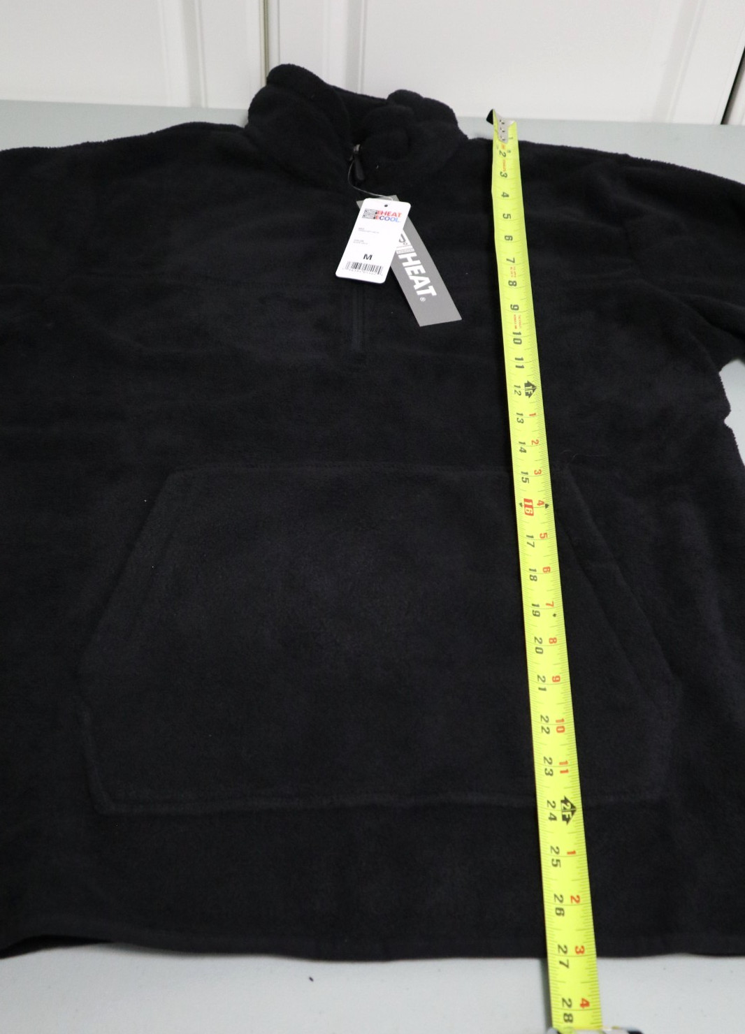 NWT Men's 32 Degrees HEAT Tech 1/4 Zip Thermal Fleece Pullover Medium gallery