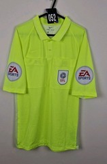 NIKE Offical Referee Shirt Men S Rare Colour Yellow & White Ea Sports Badges