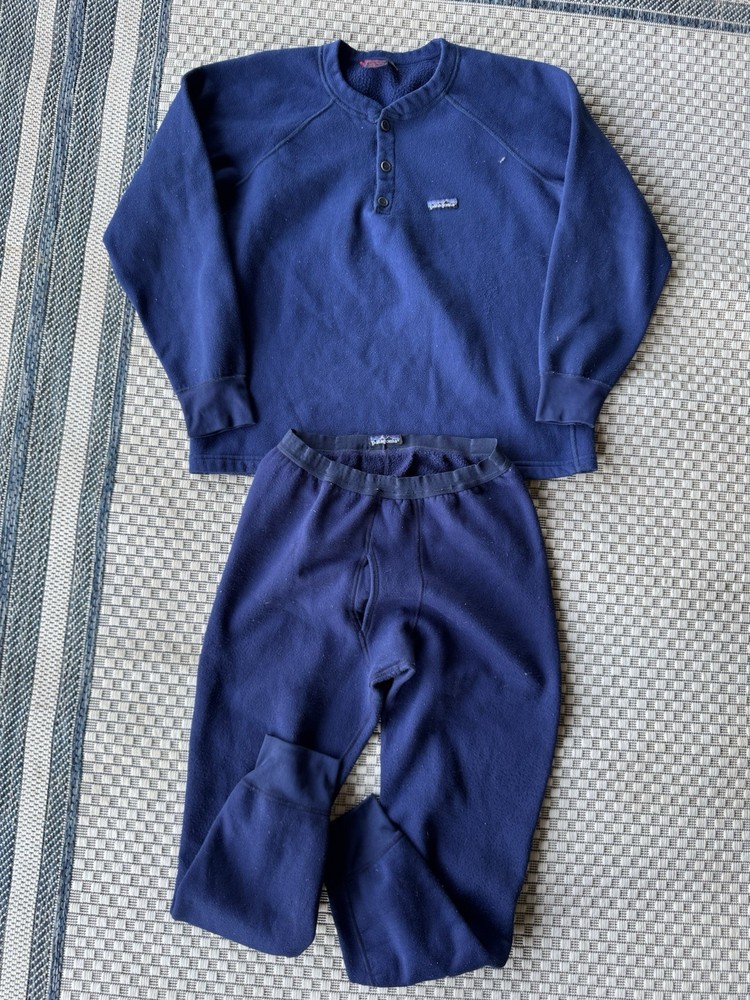 Vintage Patagonia Capilene Base layer XL navy thermal