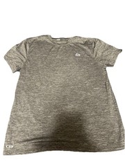 Men’s RBX Xtrain X-Dry Performance Grey Short Sleeve Shirt Size Large