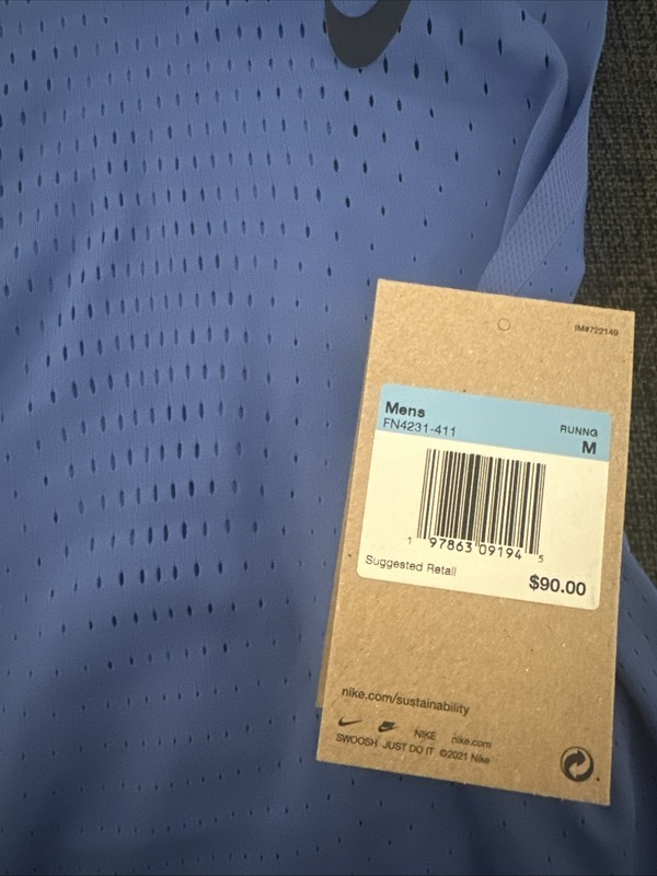 Nike DRI-FIT ADV Aeroswift Pro Elite Running Singlet Men's M FN4231-411 $90 NWT gallery