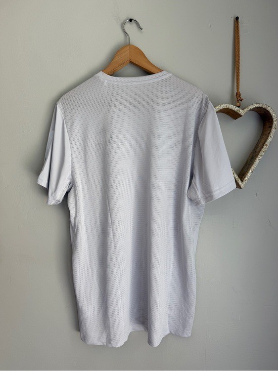 Adidas Own The Run Tee Mens Large Dash Grey Reflective Aeroready Shirt Sz Large gallery