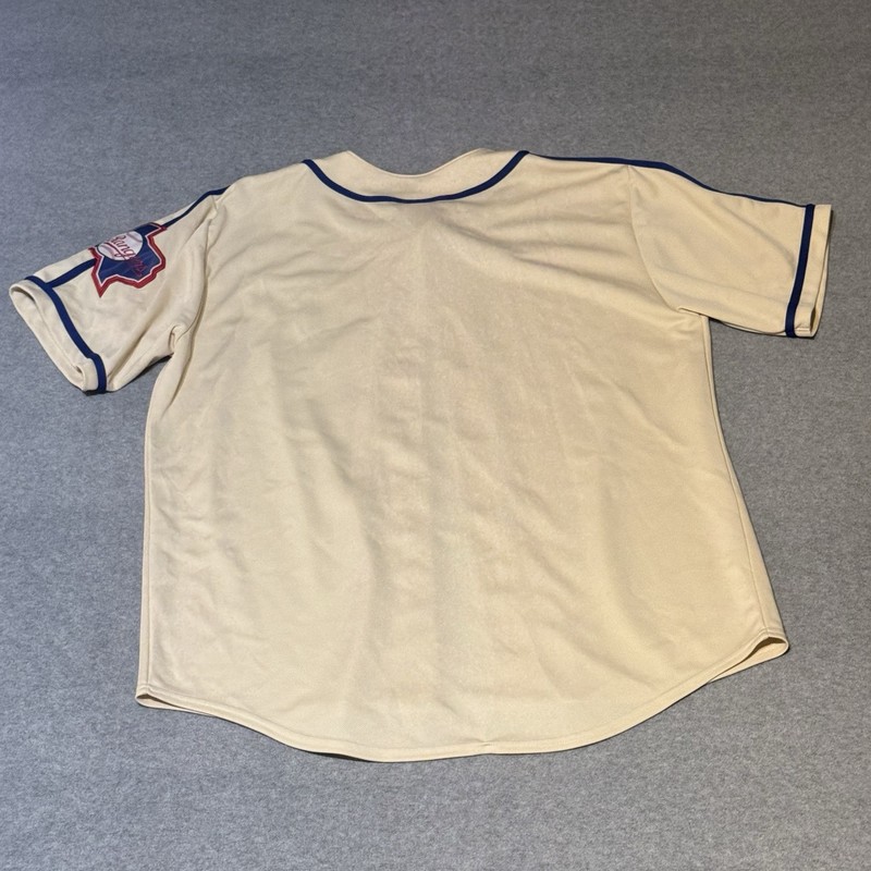 Texas Rangers Cooperstown Throwback Jersey Mens L No Name gallery