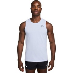 New With Defects Men’s NIKE Light Blue Trail Solar Chase Tank Size L