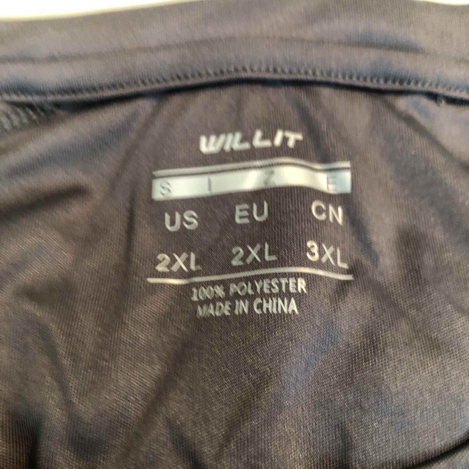 Willit Men's Sun Protection UPF 50+ Long Sleeve T-Shirt Grey 2XL gallery
