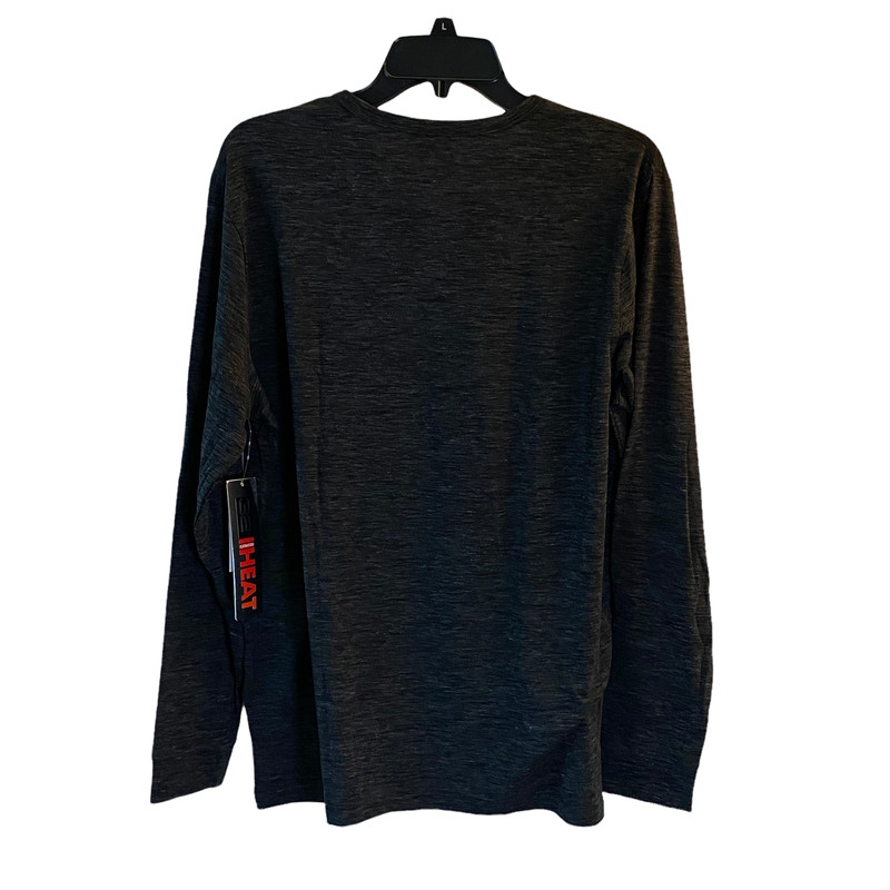 Men's 32 Degrees Heat Long Sleeve Charcoal Grey Shirt Size XL gallery