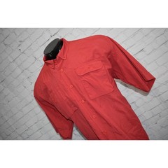 Orvis Country Fishing Shirt Mens Size XL Hiking Camping Nylon Performance Red