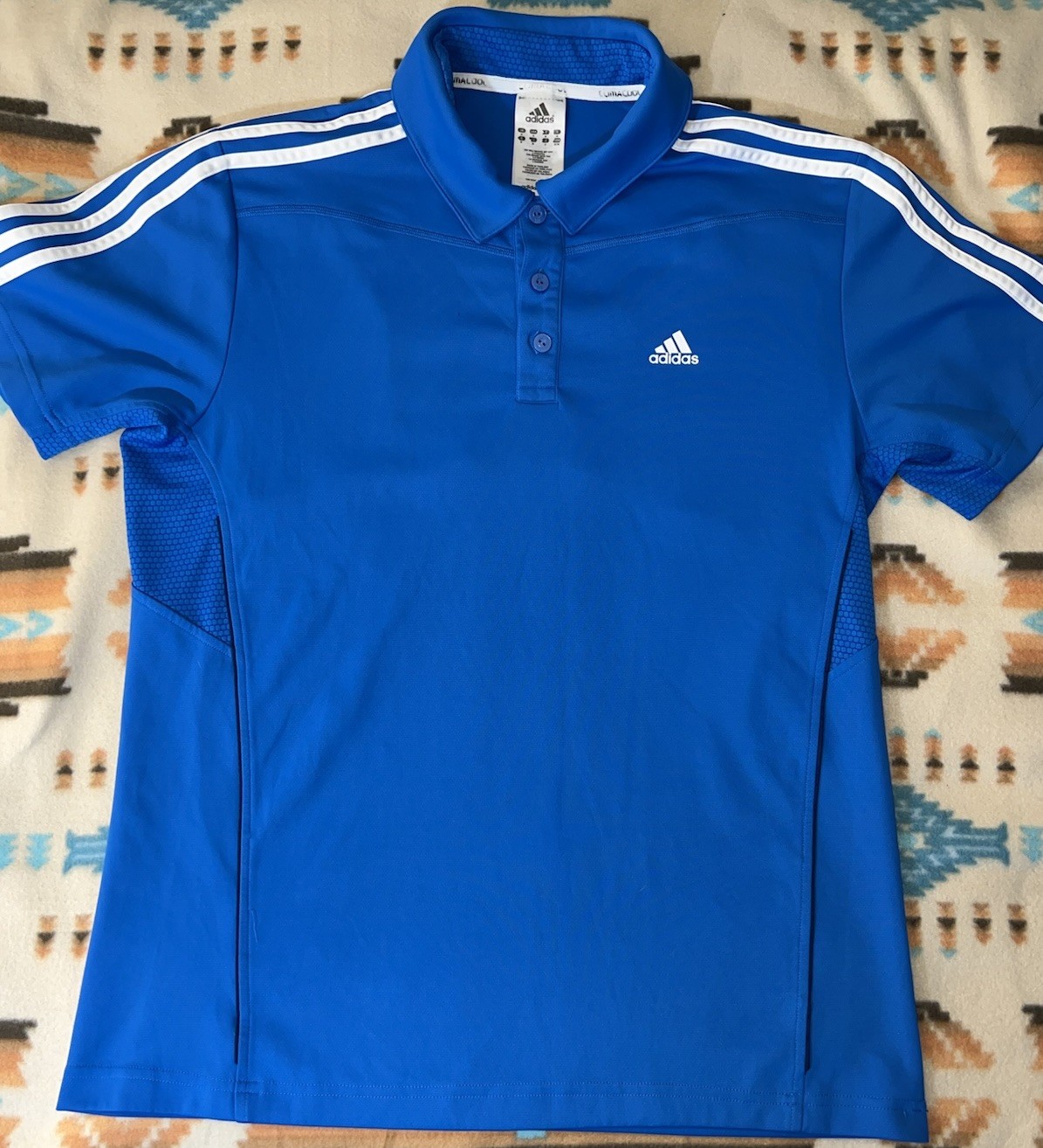 Adidas Climacool Quarter Button Up Soccer Shirt Size Medium Men's gallery