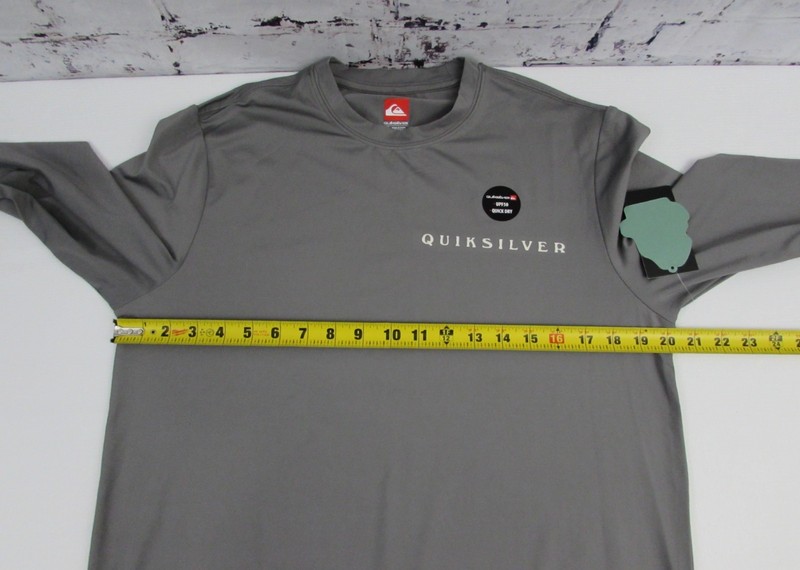 Quiksilver Men’s QSM15LS107 Steel Gray Long Sleeve UPF50 Quick Dry Shirt NWT. gallery