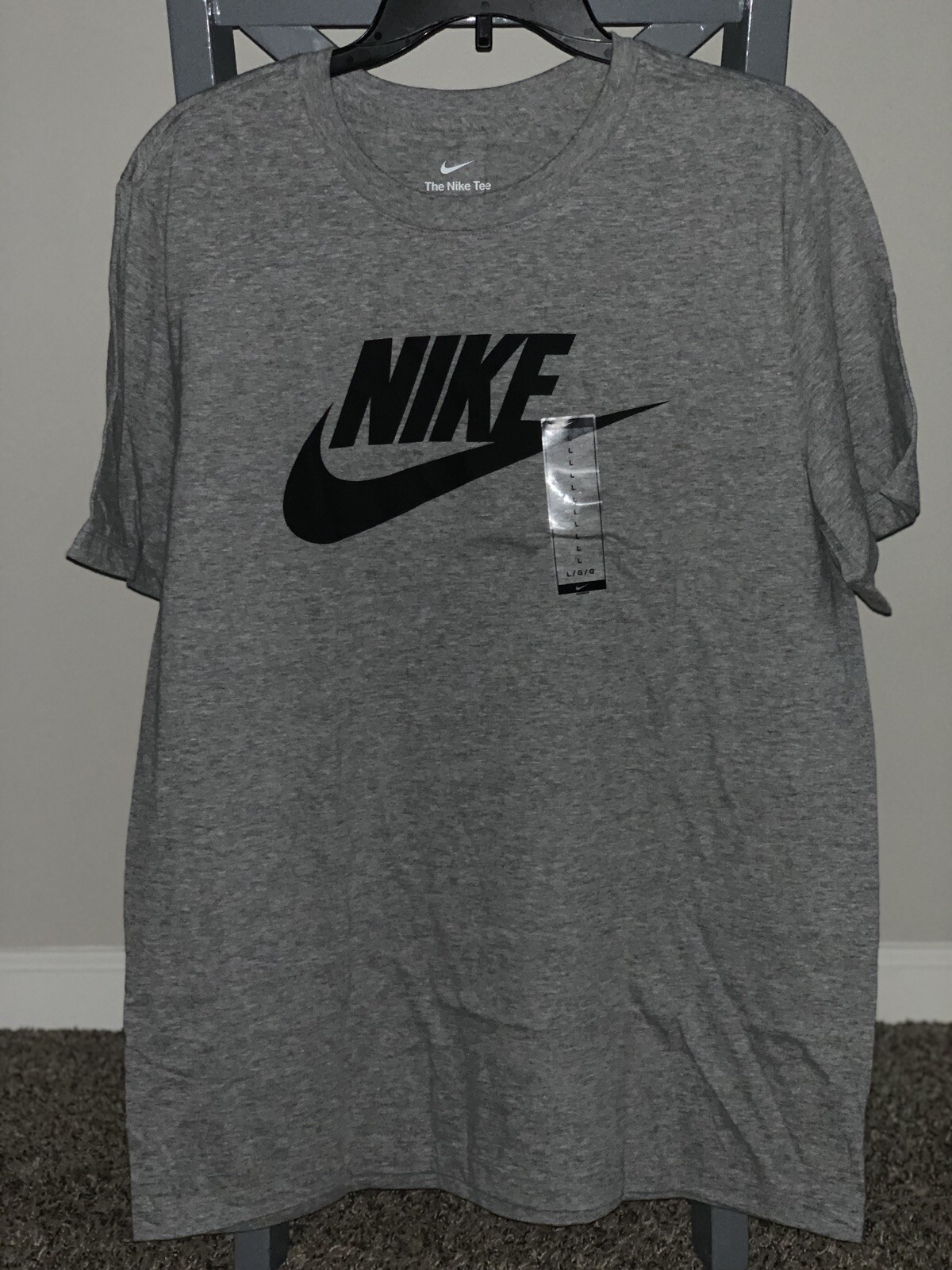 Nike Men's T-Shirt Athletic Logo Swoosh Printed Active Short Sleeve Tee gallery