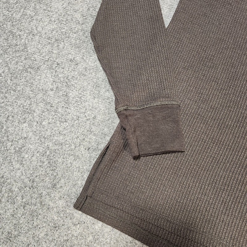 Triple Aught Design Shirt Mens Medium Charcoal Thermal Waffleknit Henley gallery