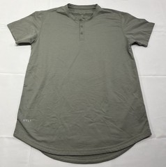 BYLT Premium Basics Men’s Drop-Cut S/S Light Storm Grey Size Medium